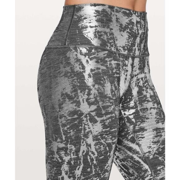 Lululemon Wunder Under Hi-Rise Tight Brindle Foil 28" 4 Crinkle Heather Brindle - Picture 4 of 8